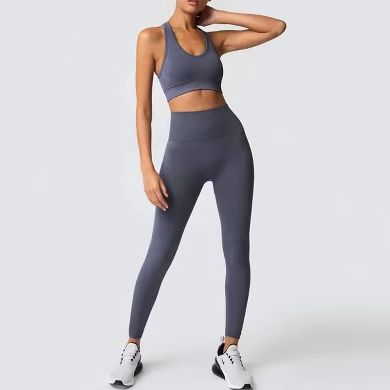 2 Piece Set Workout Clothes for Women Sports Bra and Leggings Set Sports Wear for Women Gym Clothing Athletic Seamless Yoga Set